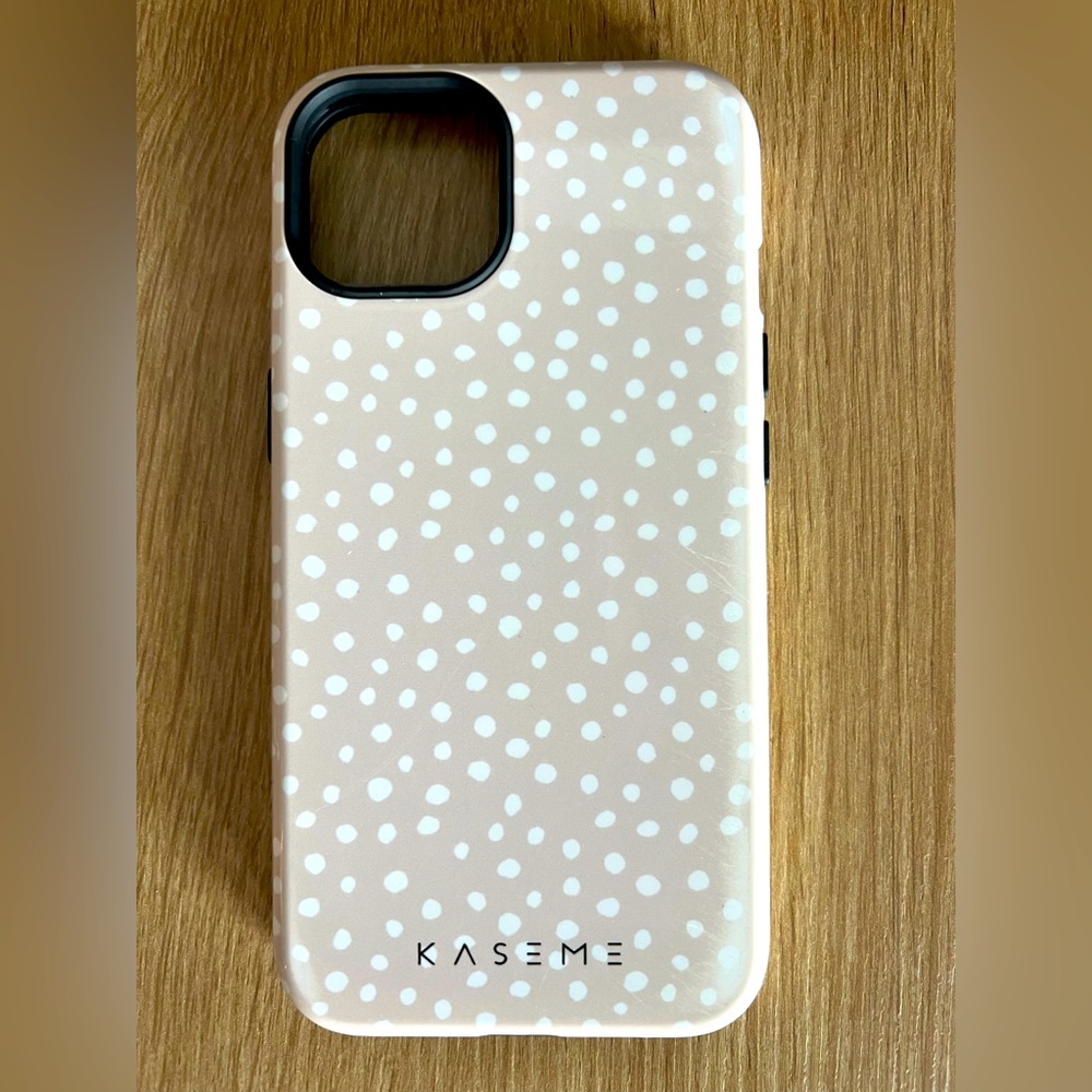 Pink Polka Dot Protective Phone Case